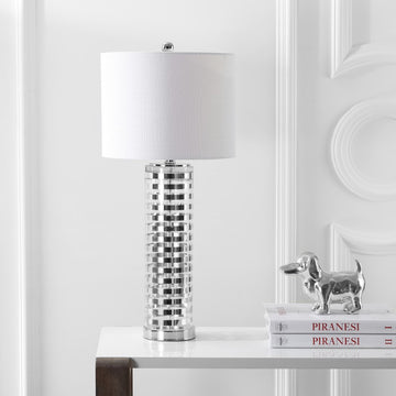 Thompson 29.5" Glass LED Table Lamp - JONATHAN Y